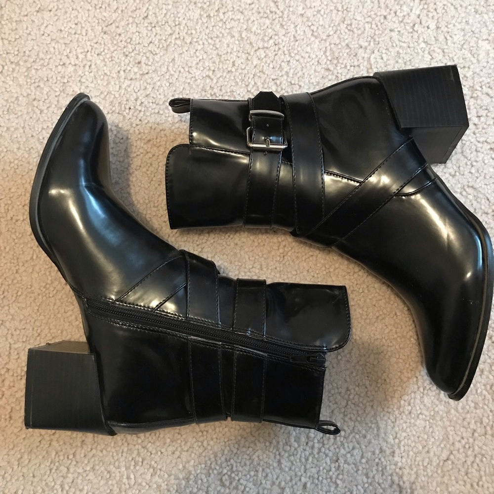 Black Heeled Booties